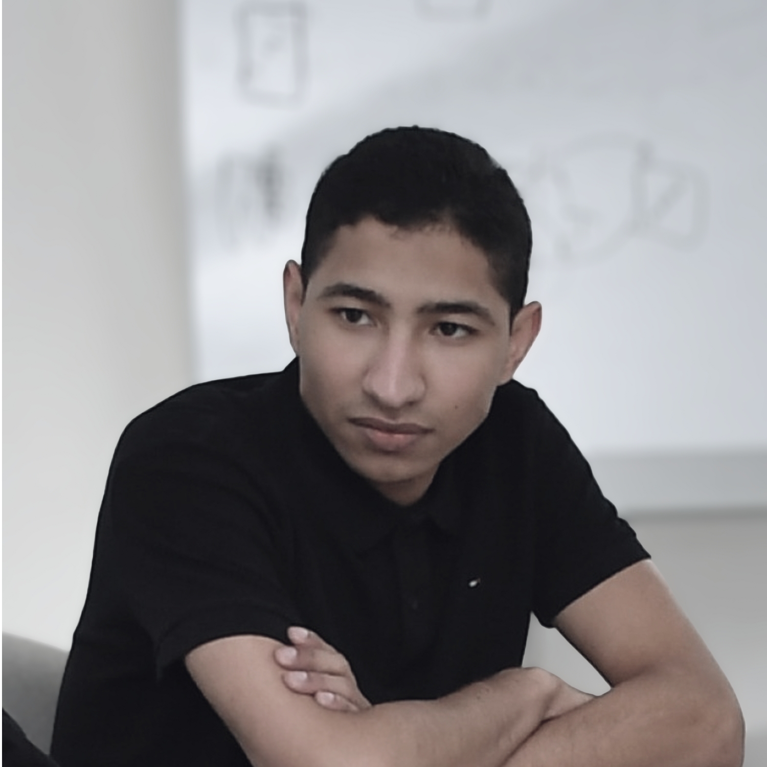 Portrait of co-founder Hicham